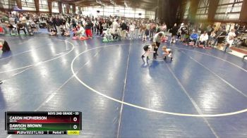 55 lbs Cons. Round 4 - Dawson Brown, Spanish Fork vs Cason McPherson, Delta