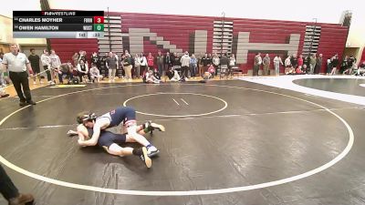120 lbs Consi Of 8 #1 - Charles Moyher, Foran vs Owen Hamilton, Woodstock Academy