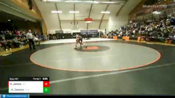 130 lbs Cons. Round 2 - Kristal Zamora, Thurston vs Kadence James, Taft