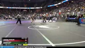 Champ. Round 1 - Mason Nitz, Elkhorn Valley vs Jaxson Hassler, Battle Creek