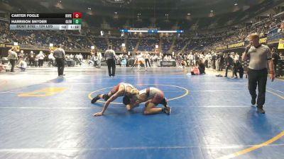 124 lbs Consy 5 - Carter Fogle, Boyertown vs Harrison Snyder, Glendale