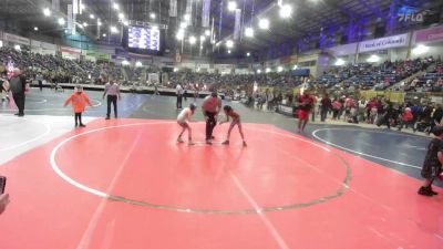 50 lbs Consi Of 8 #1 - Layla Simpson, Sierra Grande Panthers vs Bramlee Garrison, Montrose Elite