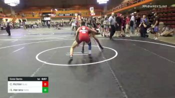 123 lbs Consolation - Caleb Richter, Black Hills Stampede vs Eric Herrera, Pomona Elite