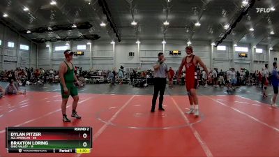 285 lbs Round 2 (6 Team) - Dylan Pitzer, All American vs Braxton Loring, Ohio Valley