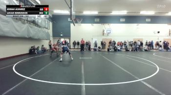 157 lbs Cons. Round 2 - Josiah Alvarez, Nampa vs Lucas Edmunson, Middleton