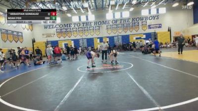 126 lbs Champ. Round 2 - Noah Fox, Cowboy vs Sebastian Gonzalez, Eagle Empire