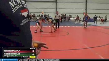 110 lbs Round 2 - Gideon Gonzalez, Buxton Intensity vs Christian Riddick, NCWAY National Team