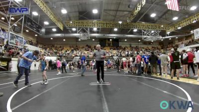 64 lbs Rr Rnd 1 - Braxton Richardson, Tecumseh Youth Wrestling vs Aden Kelly, Division Bell Wrestling