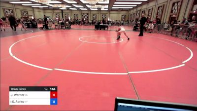 87 lbs Consolation - Joshua Werner, Va vs Steven Abreu, Ny