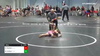 46 lbs Consolation - Clace Hanlon, SLAM Wrestling Club vs Morgan Arthur, Team M