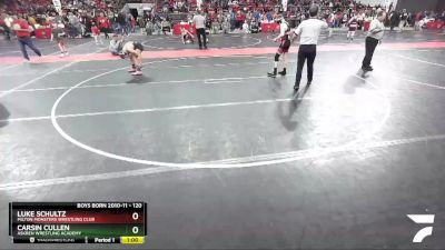 120 lbs Cons. Round 3 - Carsin Cullen, Askren Wrestling Academy vs Luke Schultz, Milton Monsters Wrestling Club