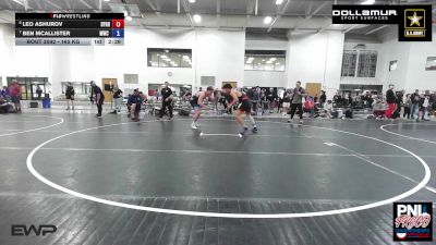 165 kg 3rd Place - Leo Ashurov, Spartan Mat Club vs Ben McAllister, MWC Wrestling Academy