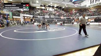 140 lbs Champ. Round 1 - Halle Pfannenstiel, Norton Community HS vs Mckenna Wolf, Uniontown Hs