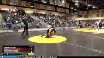 132 lbs Cons. Round 3 - Gavyn Hogan, Temecula Valley High School Wrestling vs Richard Murillo, Canyon Springs High School Wrestling