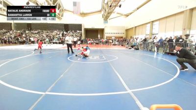 102 lbs Final - Natalie Andrade, The Hunt Wrestling Club vs Samantha Larkin, Old Bridge