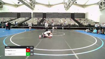 141 lbs Rr Rnd 9 - Duke Martin, Mat Assassins vs Gabe Logan, M2TC Red