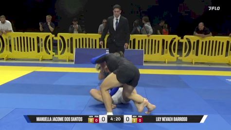 Lily Nevaeh Barroso vs Manuella Jacome Dos Santos 2025 Pan IBJJF Jiu-Jitsu No-Gi Championship