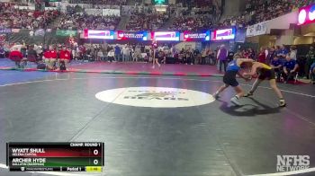 AA - 113 lbs Champ. Round 1 - Wyatt Shull, Helena Capital vs Archer Hyde, Gallatin (Bozeman)