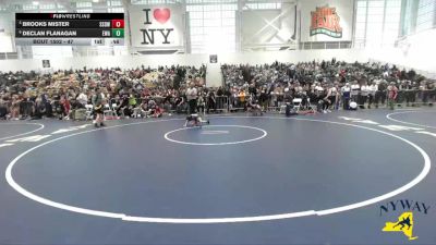 47 lbs 1st Place Match - Brooks Mister, SV Saber Den Wrestling vs Declan Flanagan, Empire Wrestling Academy