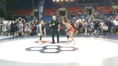 120 lbs Cons. Sub-quarters - Gabrielle Severin, New York vs Lucia Ranieri, New Jersey