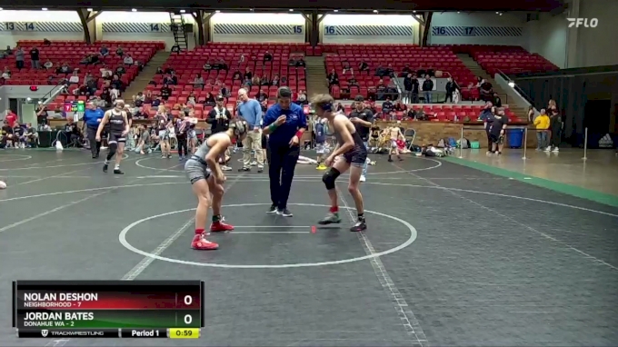 84 lbs Semis (4 Team) - Jordan Bates, Donahue WA vs Nolan Deshon ...