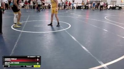 185 lbs Cons. Round 1 - Aiden Mikle, Michigan vs Braylon Hake, Oxford