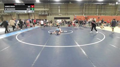 100 lbs Rr Rnd 2 - James Knox, Steller Trained Skywalkers - MSE vs JP McKeown, Mat Assassins Red - MSE