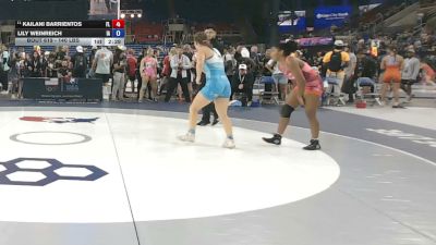 140 lbs Champ. Rd Of 64 - Kailani Barrientos, Florida vs Lily Weinreich, Iowa