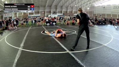 175 lbs Cons. Round 2 - Travis Alfaro, California vs Ozwald Medina, California