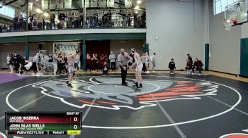 138 lbs Champ. Round 2 - Jacob Inserra, Don Bosco vs John Silas Wells, Benedictine College Prep