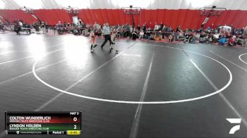 54-54 lbs Round 1 - Lyndon Holden, Badger Youth Wrestling Club vs Colton Wunderlich, Oregon Youth Wrestling Club