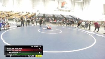 67 lbs Cons. Round 5 - Wesley Rokjer, Shaker You Wrestling vs Lorenzo Cillo, Club Not Listed