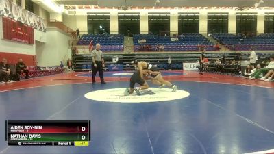 113 lbs Quarters & 1st Wb (16 Team) - Nathan Davis, Greenbrier vs Aiden Soy-Nin, McIntosh