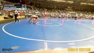 130 lbs Round Of 32 - Jaxon Durbrow, Unattached vs Brinsley Sheridan, Parkersburg Cougars