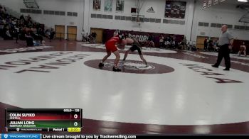 125 lbs Cons. Round 2 - Julian Long, Nebraska Wesleyan vs Colin Suyko, Central