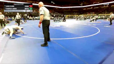 132 Class 3 lbs Quarterfinal - Yashua Amen, Whitfield vs Luke Cline, St. Pius X (Kansas City)