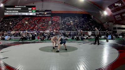 6A 106 lbs Cons. Round 3 - Teagan Navarro, Nampa vs Jacob Ostoja, Meridian