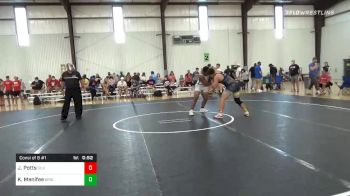 200 lbs Consolation - Jacob Potts, Silverbacks WC vs Kingsley Menifee, Birds Of Prey WC