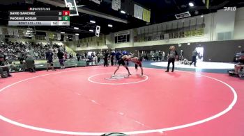 138 lbs Cons. Round 2 - Phoenix Hogan, Del Oro vs David Sanchez, South Bakersfield