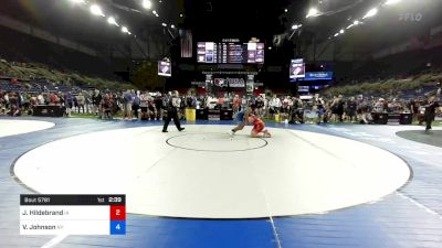 220 lbs Cons 64 #2 - Jaxson Hildebrand, Iowa vs Vaughan Johnson, New York