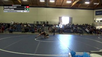 141 lbs Quarterfinal - Khaisen Chen, San Francisco State vs Rocky Humphrey, Victor Valley College