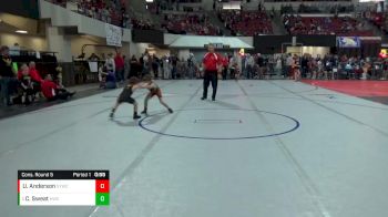 55 lbs Cons. Round 5 - Connor Sweat, Kalispell Wrestling Club vs Uriah Anderson, Spartan Youth Wrestling Club
