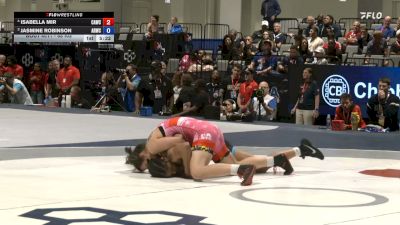 68 kg 1st Place Match - Isabella Mir, Cardinal WC vs Jasmine Robinson, Army (WCAP)