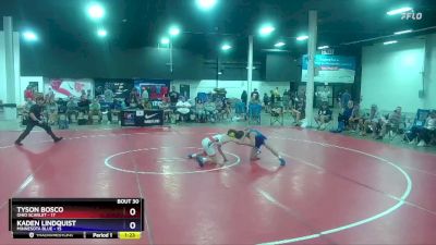 106 lbs Placement Matches (16 Team) - Tyson Bosco, Ohio Scarlet vs Kaden Lindquist, Minnesota Blue