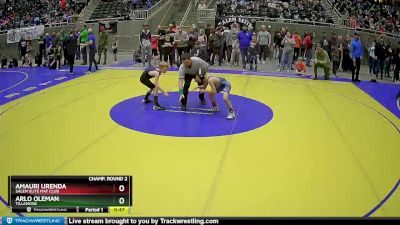 63 lbs Champ. Round 2 - Arlo Oleman, Tillamook vs Amauri Urenda, Salem Elite Mat Club