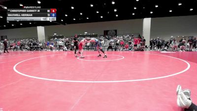 165 lbs Cons. Round 4 - Christopher Garrett Jr, OK vs Maxwell Herman, TX