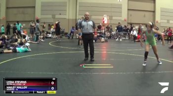 138 lbs Round 1 (8 Team) - Anastasia Rodnikova, Metro All Stars vs Angelaya Burden, BadBass