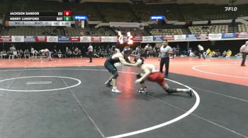 157 lbs Placement (16 Team) - Jackson Sandor, Washington & Jefferson College vs Henry Lunsford, Marymount