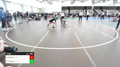 141-A lbs Final - Justin Cariss, Dawg Pound vs Damianlee Torres, Notorious Wrestling Club