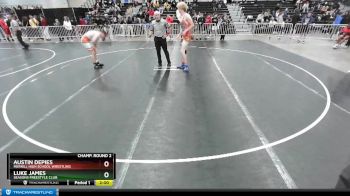175 lbs Champ. Round 2 - Austin Depies, Merrill High School Wrestling vs Luke James, Seasons Freestyle Club